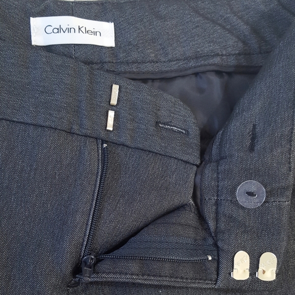 Calvin Klein🖤Straight Leg Dark Gray Dress Pants - Picture 4 of 6